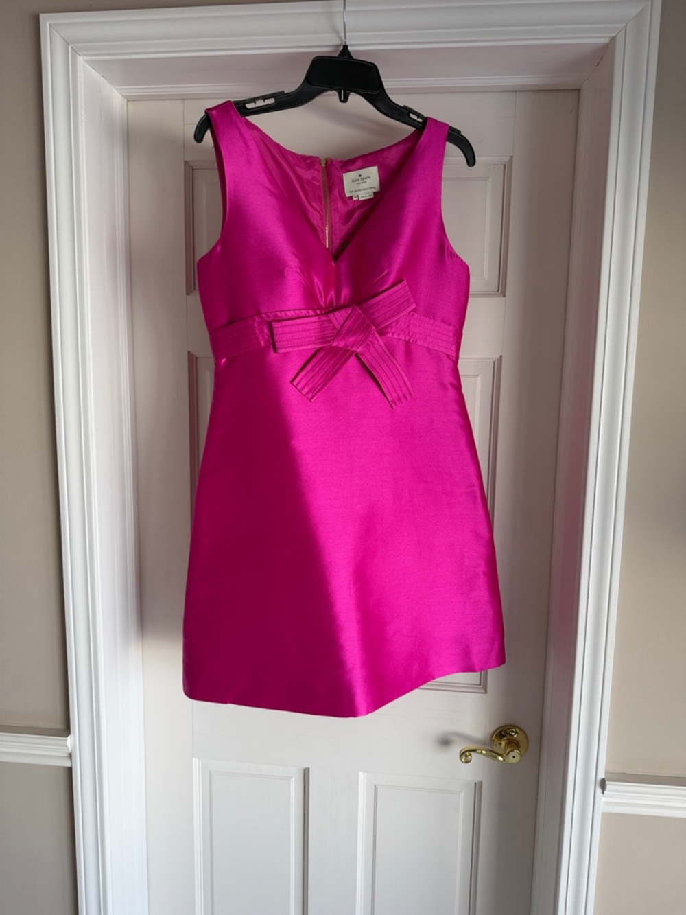 kate spade Hot Pink Dress with Gold Zipper